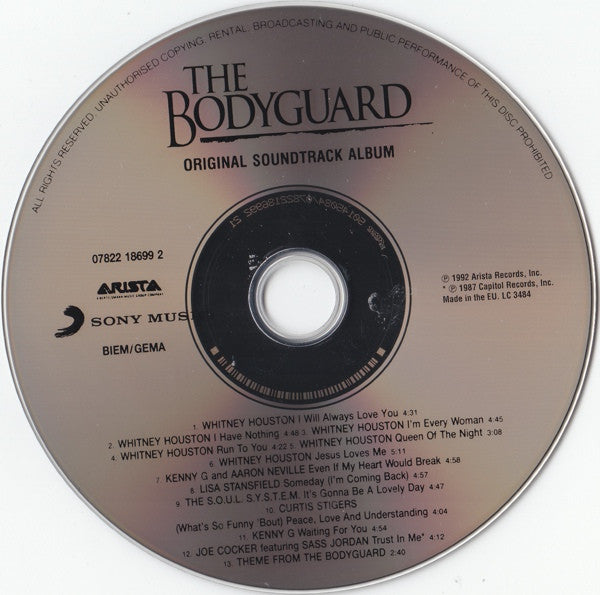 Various - The Bodyguard (Original Soundtrack Album) (CD Tweedehands) - Discords.nl