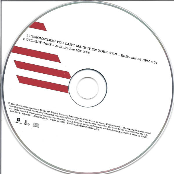 U2 - Sometimes You Can't Make It On Your Own (CD Tweedehands) - Discords.nl