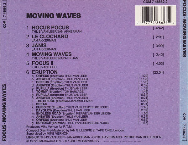 Focus (2) - Moving Waves (CD Tweedehands) - Discords.nl