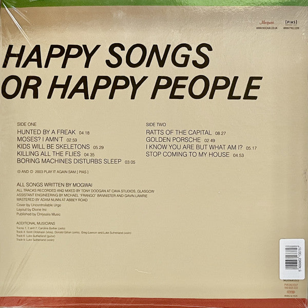 Mogwai - Happy Songs For Happy People (LP) - Discords.nl
