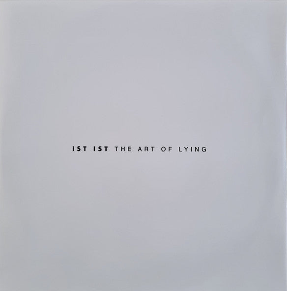 IST IST - The Art Of Lying (LP) - Discords.nl