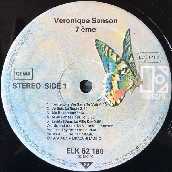 Véronique Sanson - 7ème (LP Tweedehands) - Discords.nl