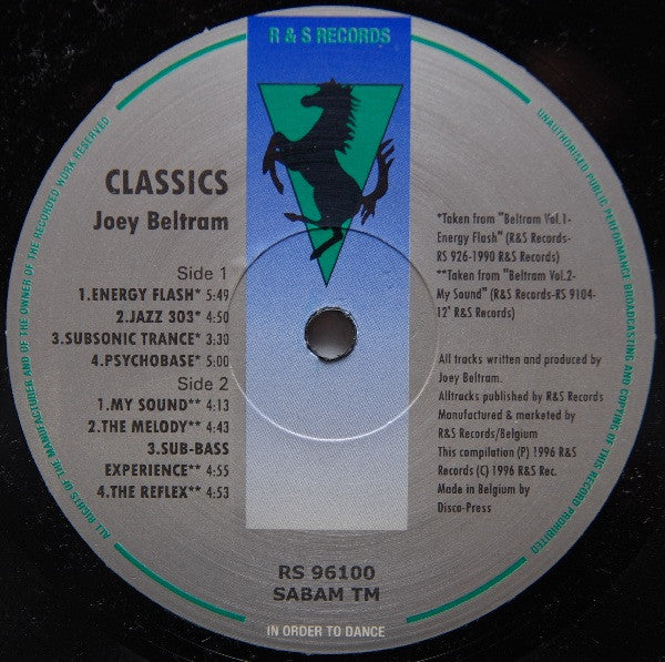 Joey Beltram - Classics (LP Tweedehands) - Discords.nl