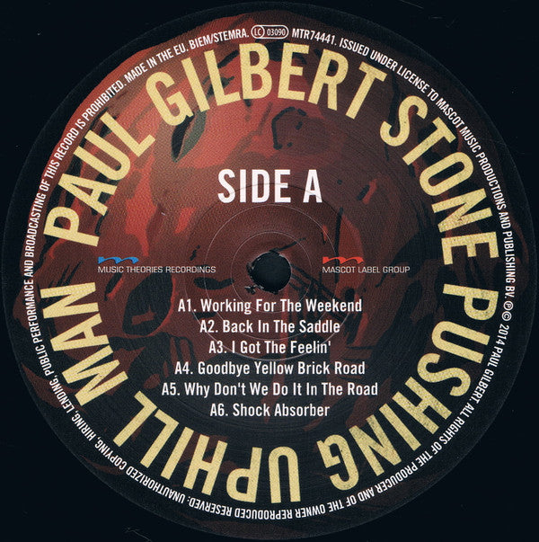 Paul Gilbert - Stone Pushing Uphill Man (LP Tweedehands) - Discords.nl