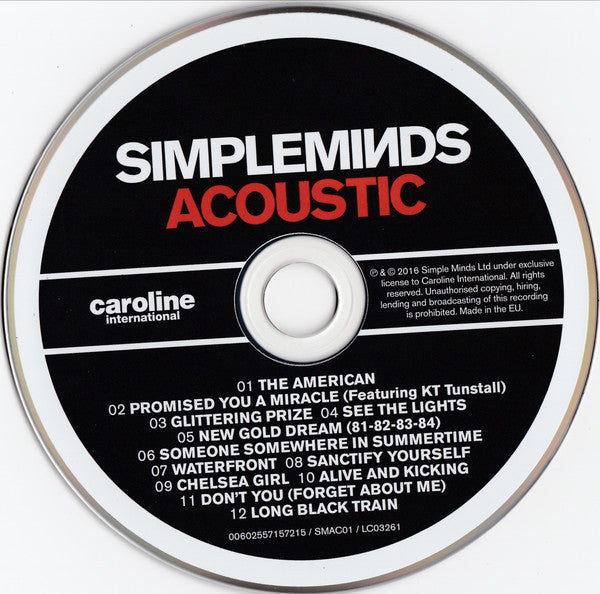 Simple Minds - Acoustic (CD Tweedehands) - Discords.nl