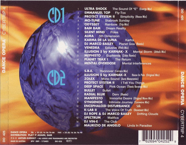 Various - Dance Opera Cybertrip 4 (CD Tweedehands) - Discords.nl