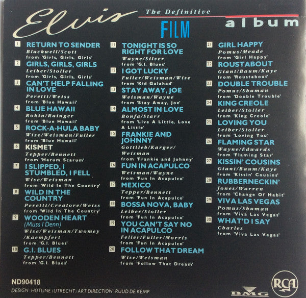 Elvis Presley - The Definitive Film Album (CD) - Discords.nl