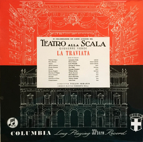 Giuseppe Verdi - Tullio Serafin - La Traviata (LP Tweedehands)