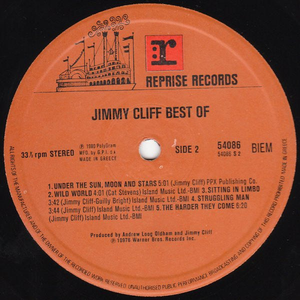 Jimmy Cliff - In Concert The Best Of (LP Tweedehands) - Discords.nl