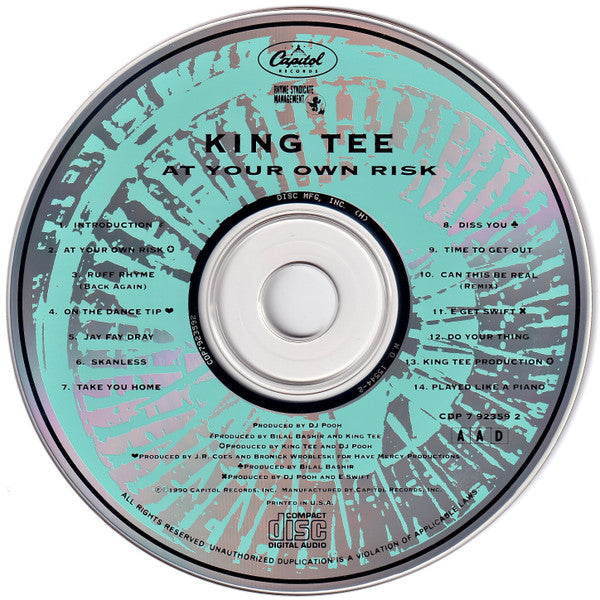King Tee - At Your Own Risk (CD Tweedehands) - Discords.nl