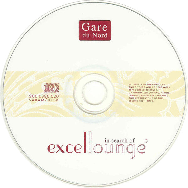 Gare Du Nord - In Search Of Excellounge (CD Tweedehands) - Discords.nl