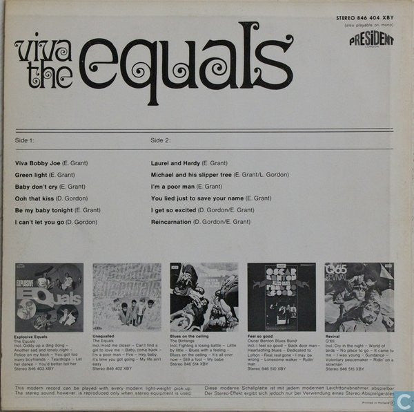Equals, The - Viva The Equals (LP Tweedehands) - Discords.nl