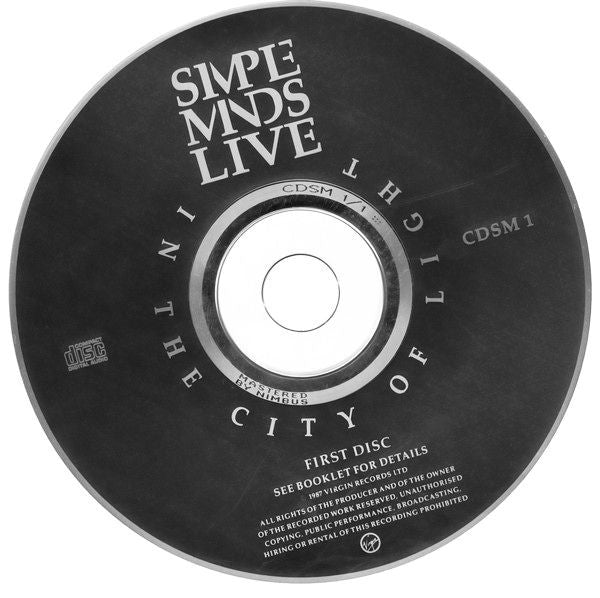 Simple Minds - Live In The City Of Light (CD Tweedehands) - Discords.nl