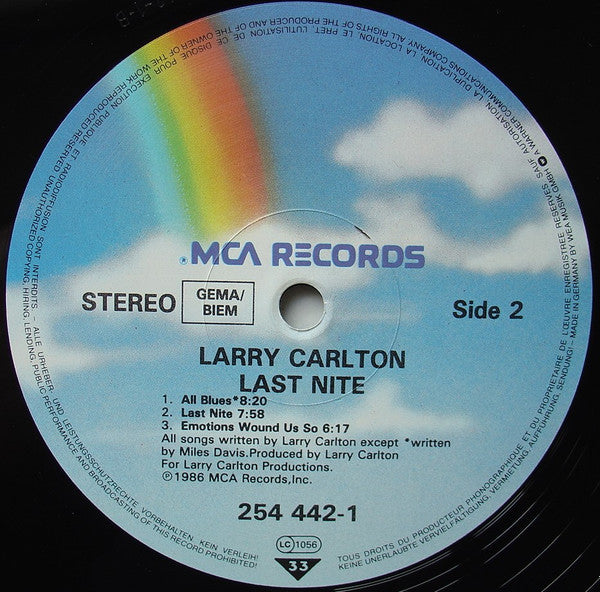 Larry Carlton - Last Nite (LP Tweedehands) - Discords.nl