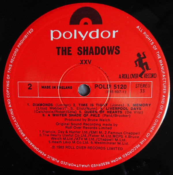 Shadows, The - XXV (LP Tweedehands) - Discords.nl
