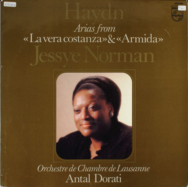 Jessye Norman / Orchestre De Chambre De Lausanne / Antal Dorati • Joseph Haydn - Arias From "La Vera Costanza" & "Armida" (LP Tweedehands) - Discords.nl
