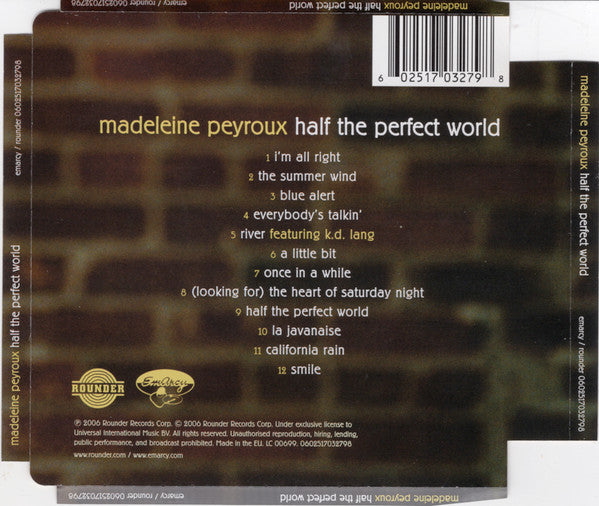 Madeleine Peyroux - Half The Perfect World (CD Tweedehands) - Discords.nl