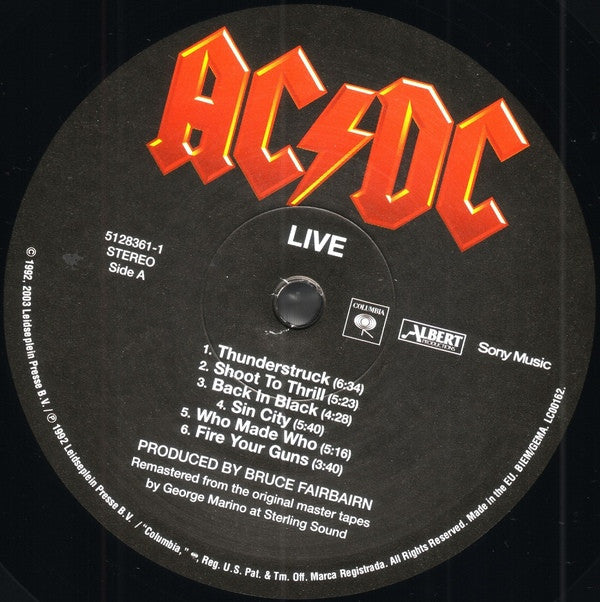 AC/DC - Live (LP) - Discords.nl