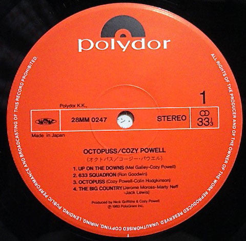 Cozy Powell - Octopuss (LP Tweedehands) - Discords.nl