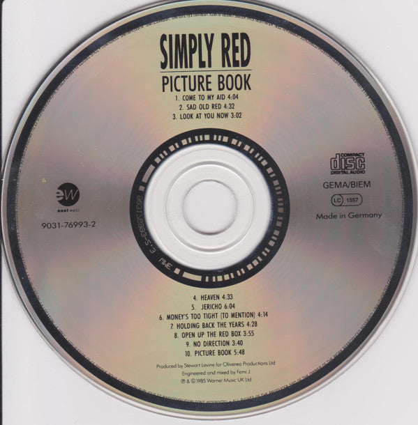Simply Red - Picture Book (CD Tweedehands) - Discords.nl