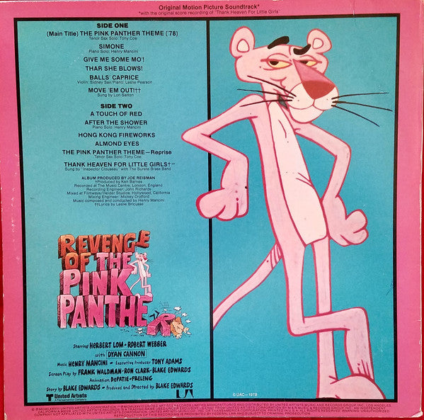 Henry Mancini - Revenge Of The Pink Panther (Original Motion Picture Soundtrack) (LP Tweedehands) - Discords.nl