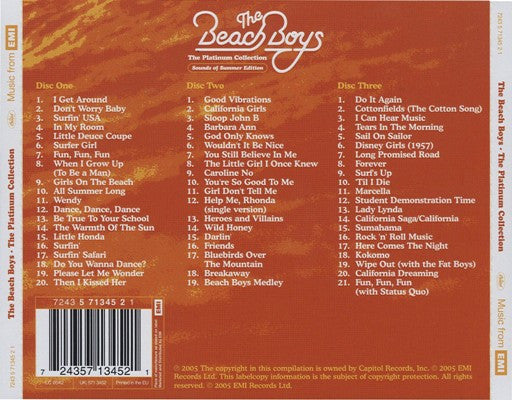 Beach Boys, The - The Platinum Collection (Sounds Of Summer Edition) (CD) - Discords.nl