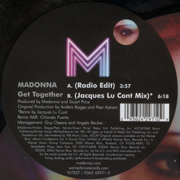 Madonna - Get Together (12" Tweedehands) - Discords.nl