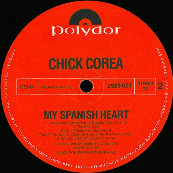Chick Corea - My Spanish Heart (LP Tweedehands) - Discords.nl