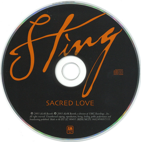 Sting - Sacred Love (CD) - Discords.nl