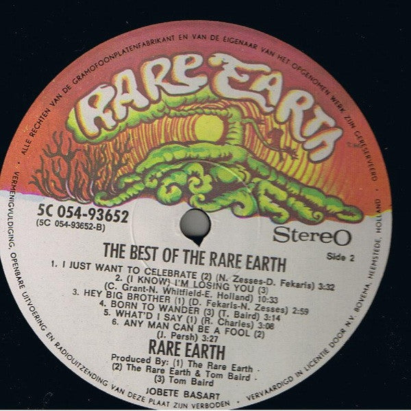 Rare Earth - The Best Of The Rare Earth (LP Tweedehands) - Discords.nl