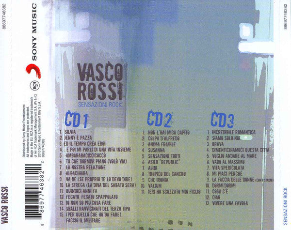 Vasco Rossi - Sensazioni Rock - Best (CD Tweedehands) - Discords.nl