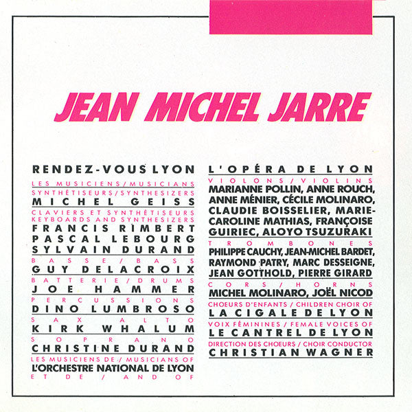 Jean-Michel Jarre - In Concert: Houston / Lyon (CD Tweedehands) - Discords.nl