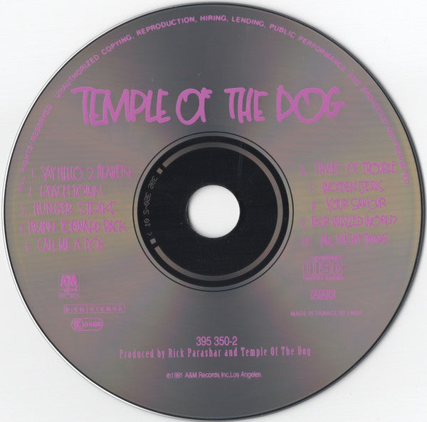 Temple Of The Dog - Temple Of The Dog (CD Tweedehands) - Discords.nl
