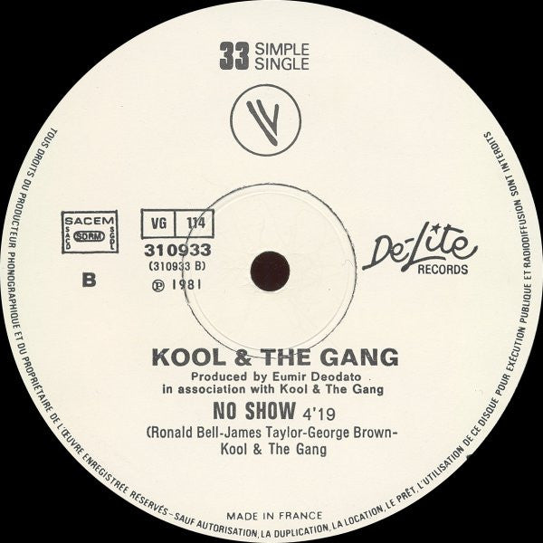 Kool & The Gang - Get Down On It / No Show (12" Tweedehands) - Discords.nl