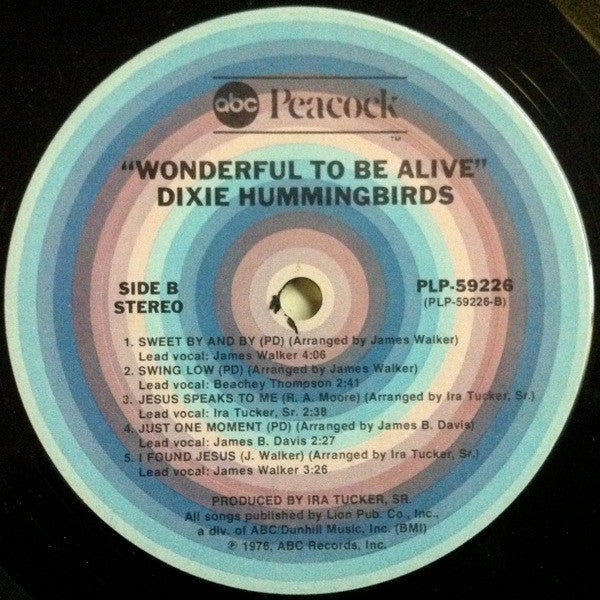 Dixie Hummingbirds, The - Wonderful To Be Alive (LP Tweedehands) - Discords.nl