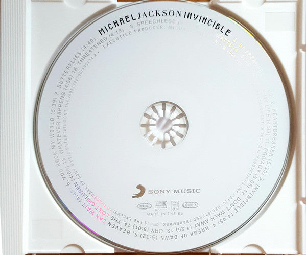 Michael Jackson - Invincible (CD) - Discords.nl