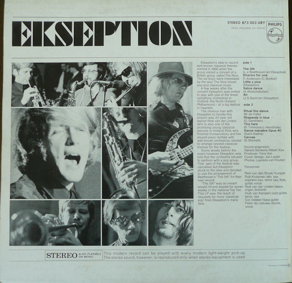 Ekseption - Ekseption (LP Tweedehands) - Discords.nl