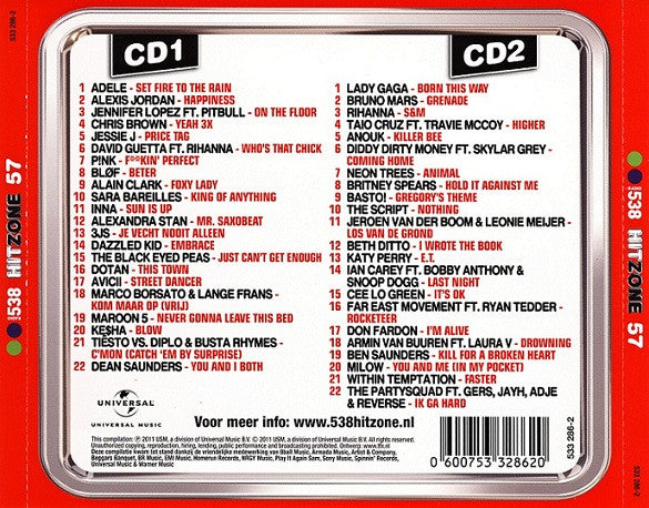 Various - Radio 538 Hitzone 57 (CD Tweedehands) - Discords.nl
