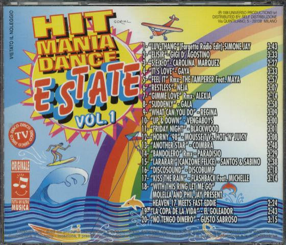 Various - Hit Mania Dance Estate 1998 Vol.1 (CD Tweedehands) - Discords.nl