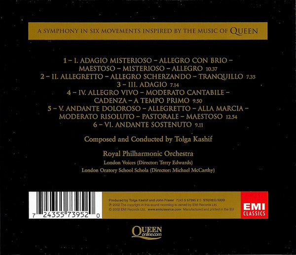 Royal Philharmonic Orchestra, The, Tolga Kashif - The Queen Symphony (CD Tweedehands) - Discords.nl