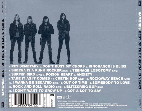 Ramones - Best Of The Chrysalis Years (CD) - Discords.nl