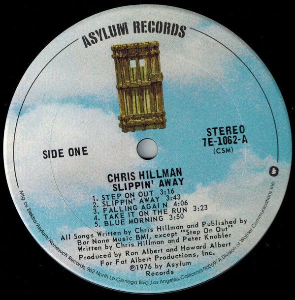 Chris Hillman - Slippin' Away (LP Tweedehands) - Discords.nl