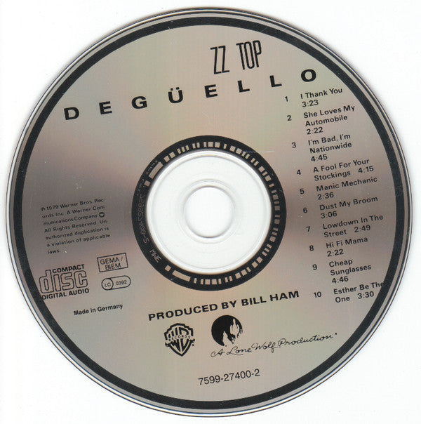 ZZ Top - Degüello (CD) - Discords.nl