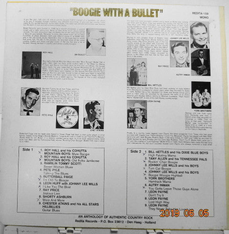 Various - Nashville Country Rock: Boogie With A Bullet (LP Tweedehands) - Discords.nl