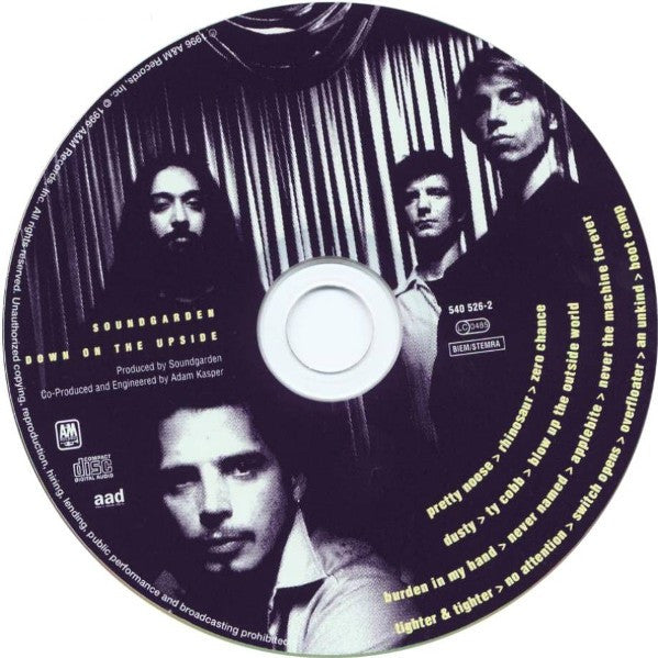 Soundgarden - Down On The Upside (CD Tweedehands) - Discords.nl