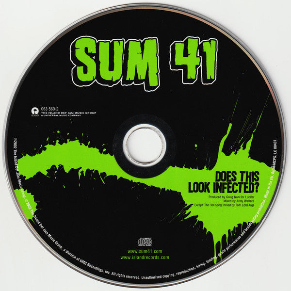 Sum 41 - Does This Look Infected? (CD Tweedehands) - Discords.nl