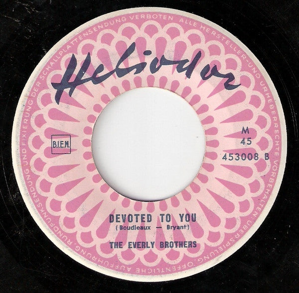 Everly Brothers - Bird Dog / Devoted To You (7-inch Single Tweedehands) - Discords.nl
