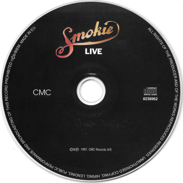 Smokie - Live (CD) - Discords.nl