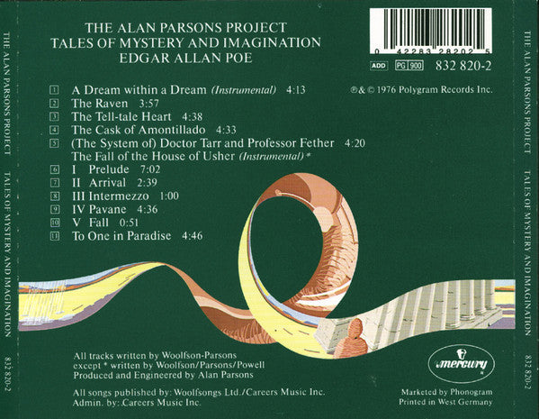Alan Parsons Project, The - Tales Of Mystery And Imagination (CD) - Discords.nl