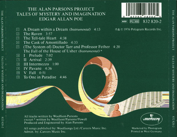 Alan Parsons Project, The - Tales Of Mystery And Imagination (CD Tweedehands) - Discords.nl